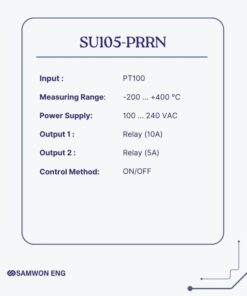 Alternative view of ترموستات ساموان SU105-PRRN