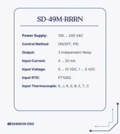 Alternative view of ترموستات ساموان SD-48M-RRRN