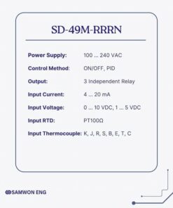 Alternative view of ترموستات ساموان SD-48M-RRRN