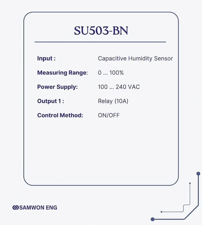 ترموستات ساموان SU503-BN - تصویر 3