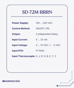 Alternative view of ترموستات ساموان SD-72M-RRRN