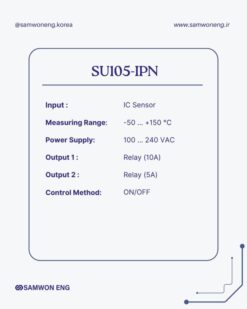 Alternative view of ترموستات ساموان SU105-IPN