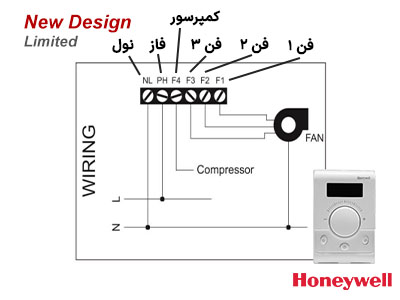 ترموستات دیجیتال هانیول T6373-D - تصویر 3